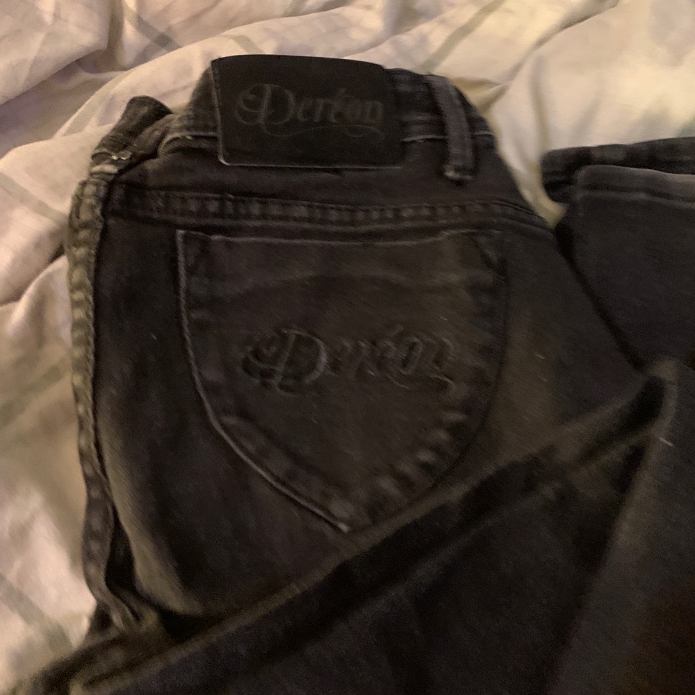 DEREON BEYONCÉ JEANS OFF BLACK STRETCH 7/8